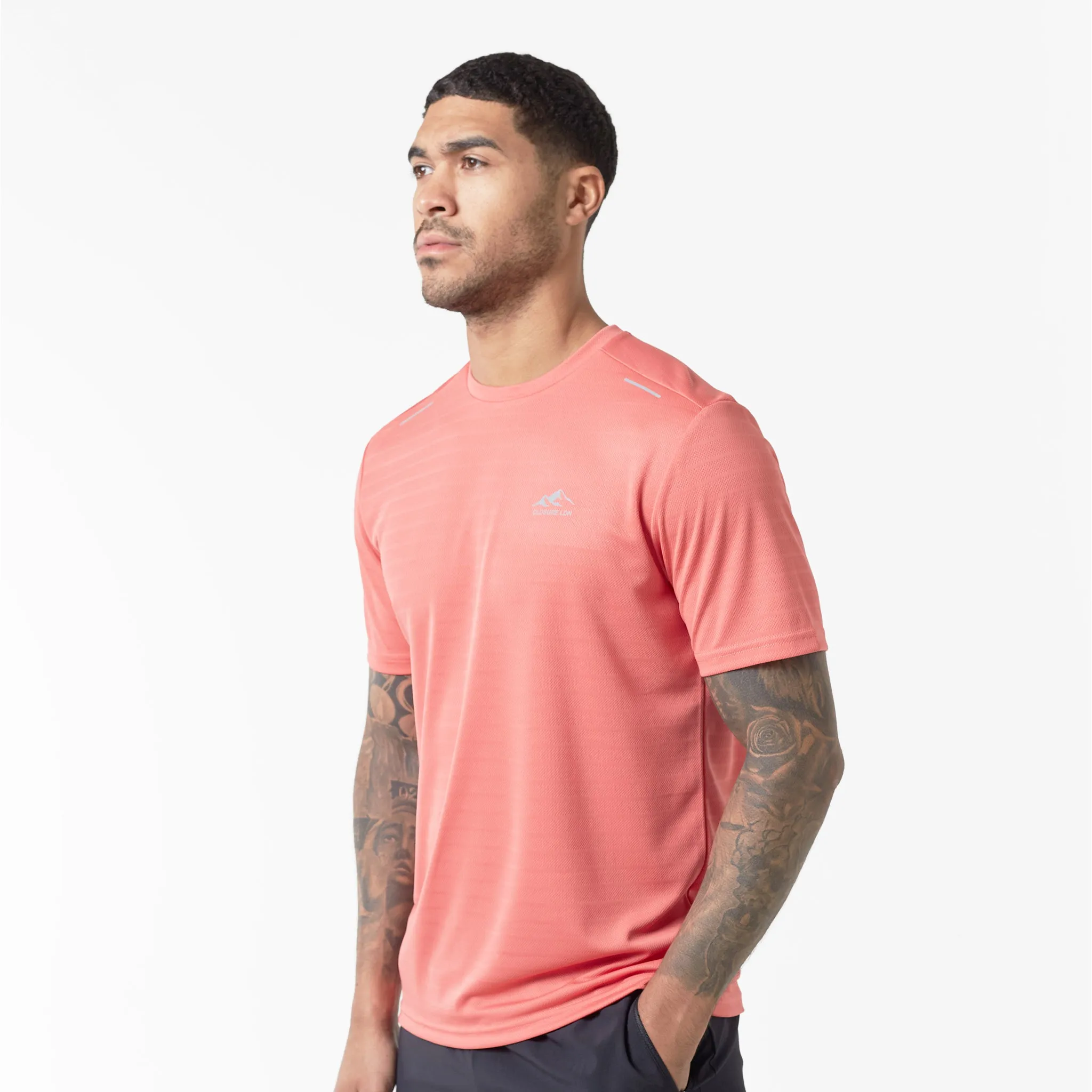 2-Pack Training T-Shirts | Aqua/Coral