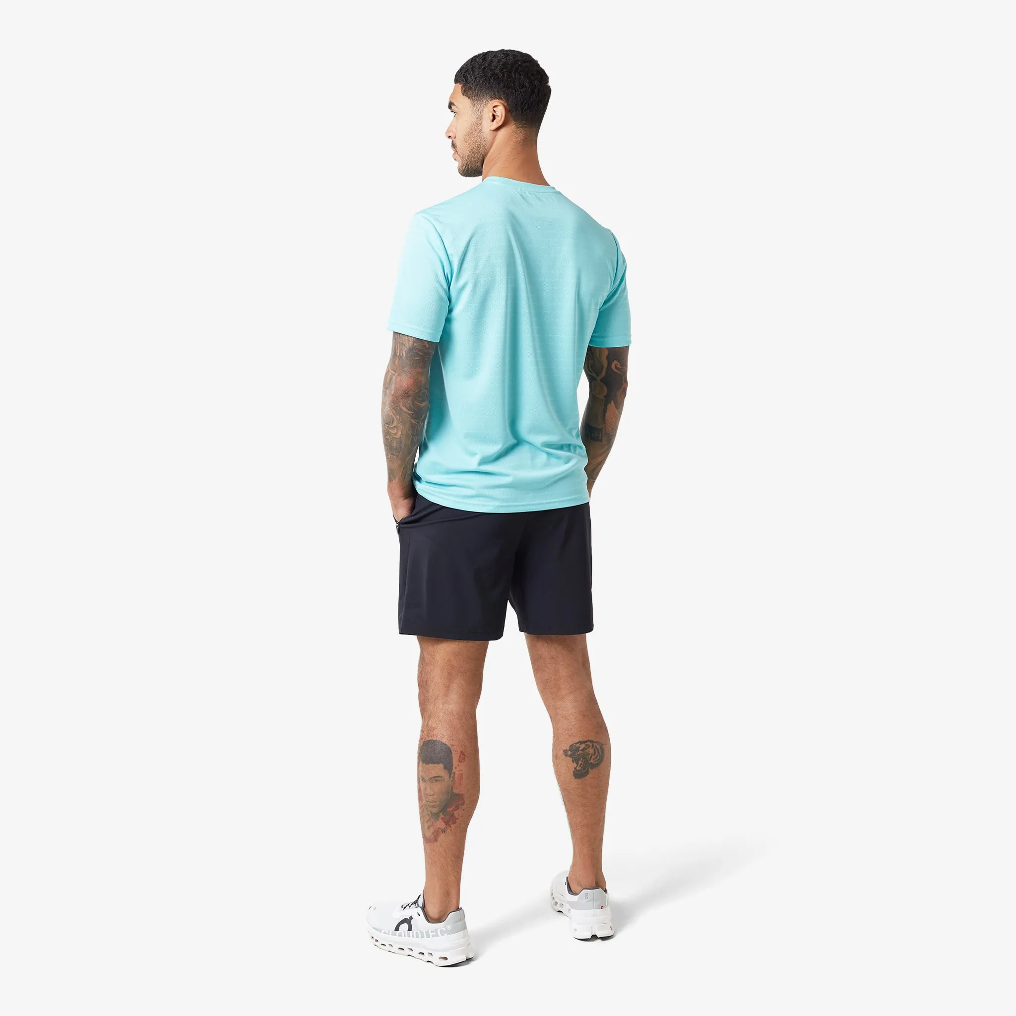 2-Pack Training T-Shirts | Aqua/Coral
