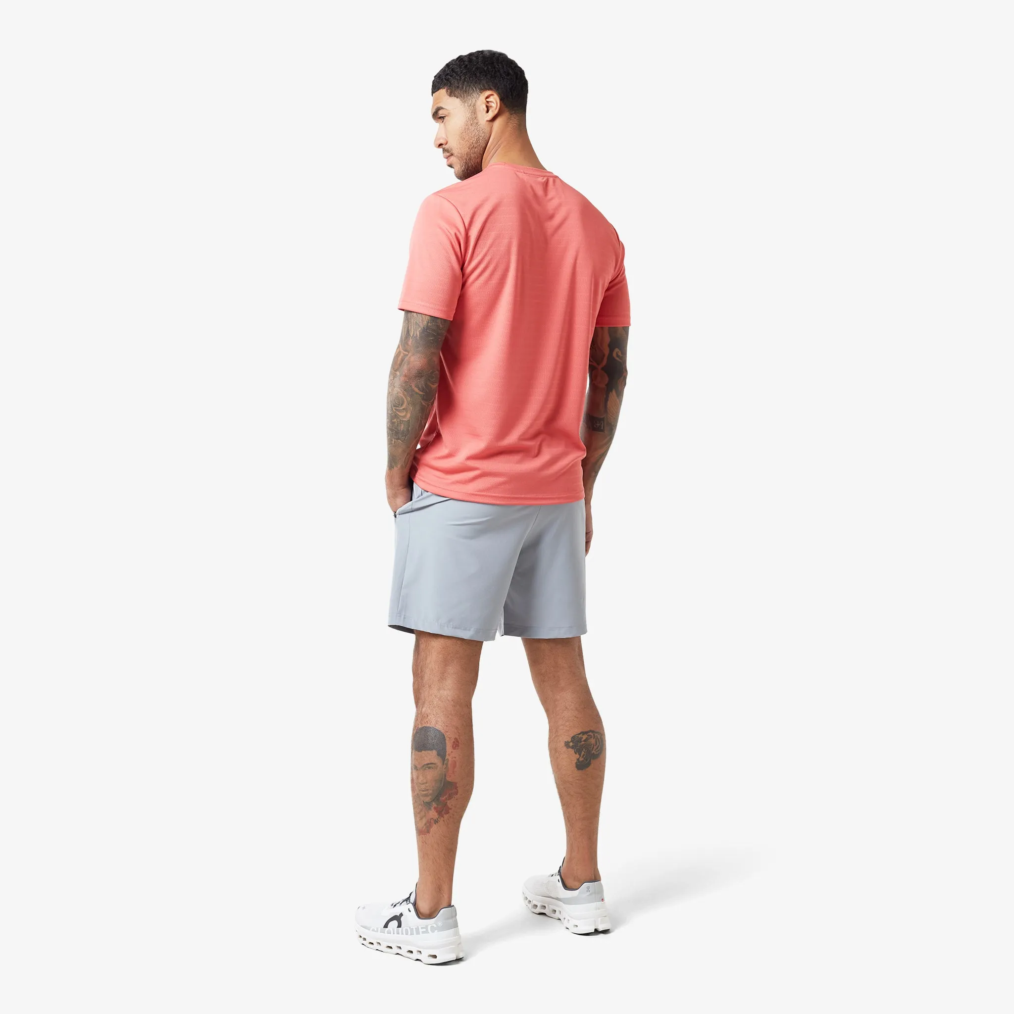 2-Pack Training T-Shirts | Aqua/Coral