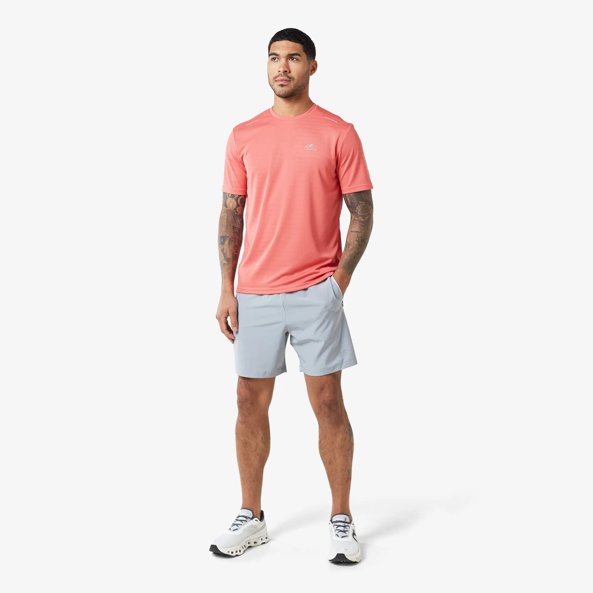 2-Pack Training T-Shirts | Aqua/Coral