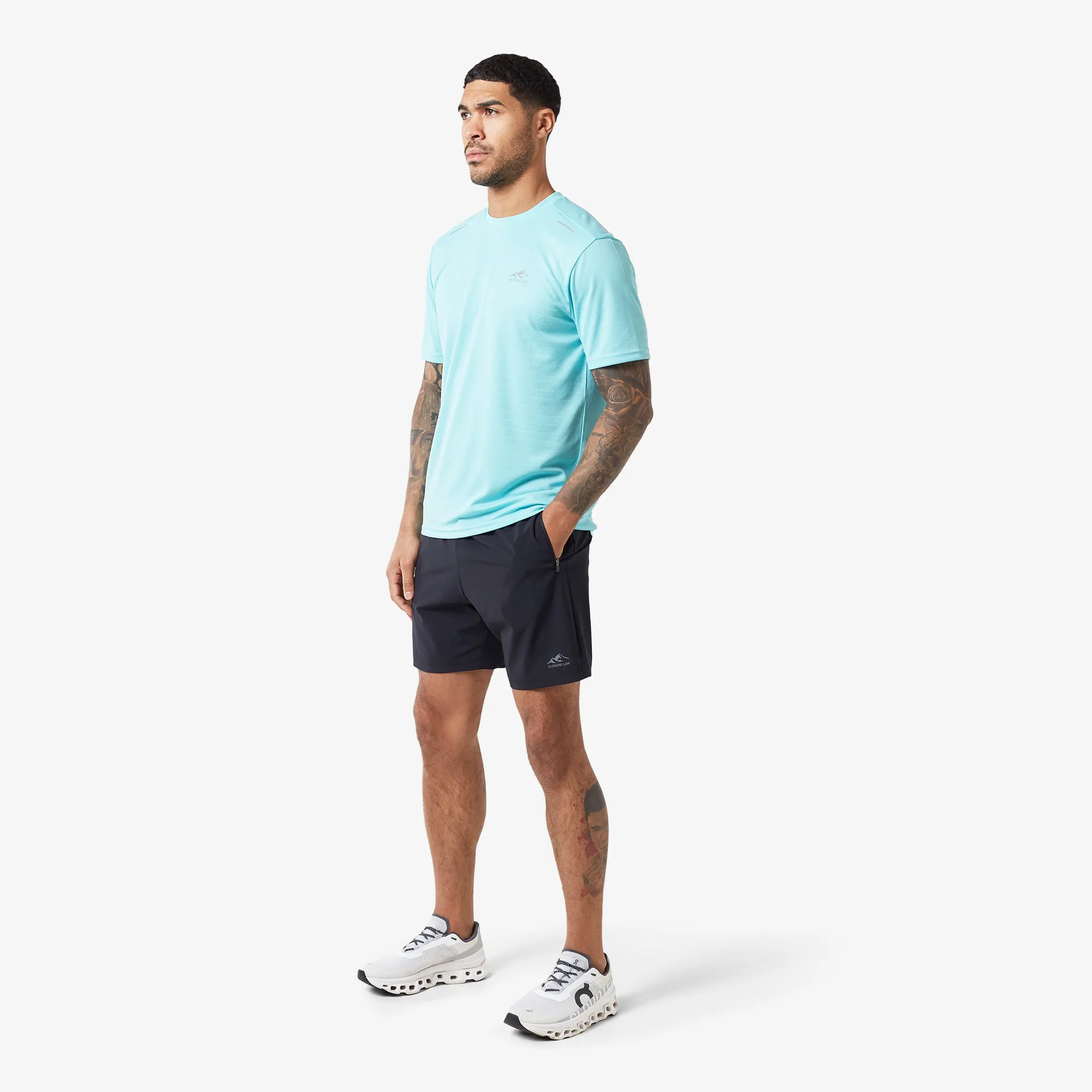 2-Pack Training T-Shirts | Aqua/Coral
