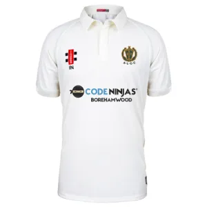Abbots Langley CC  Junior's Ivory Matrix V2 S/S Shirt (Initials)