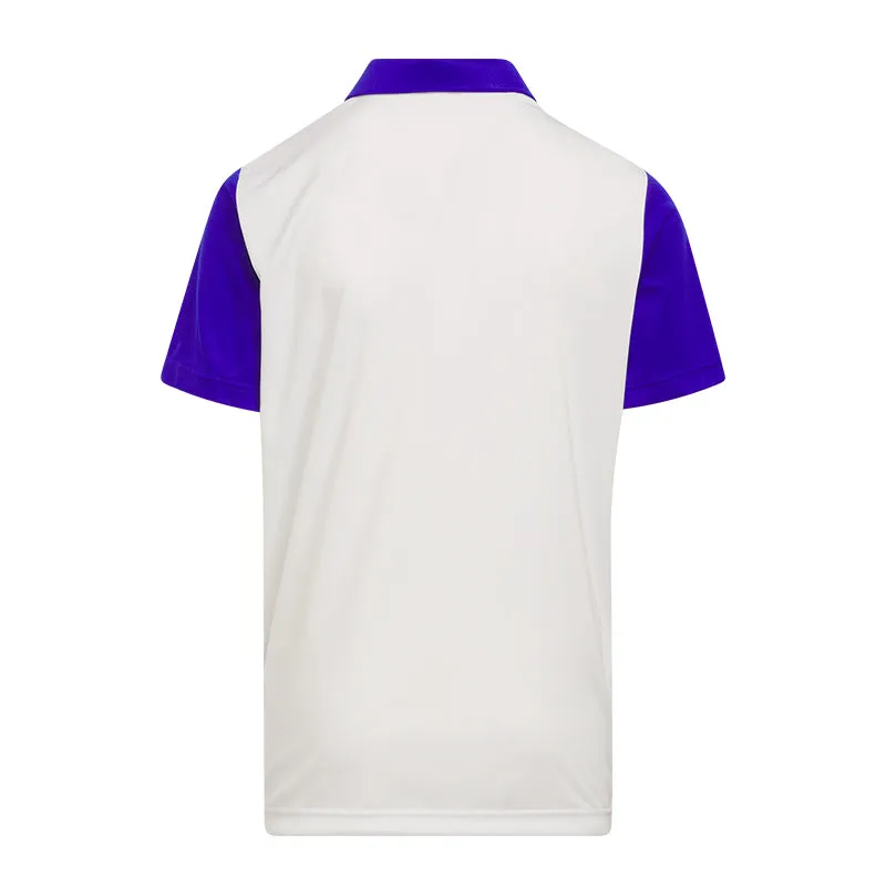 ADIDAS Junior Printed Polo (Lucid Blue)