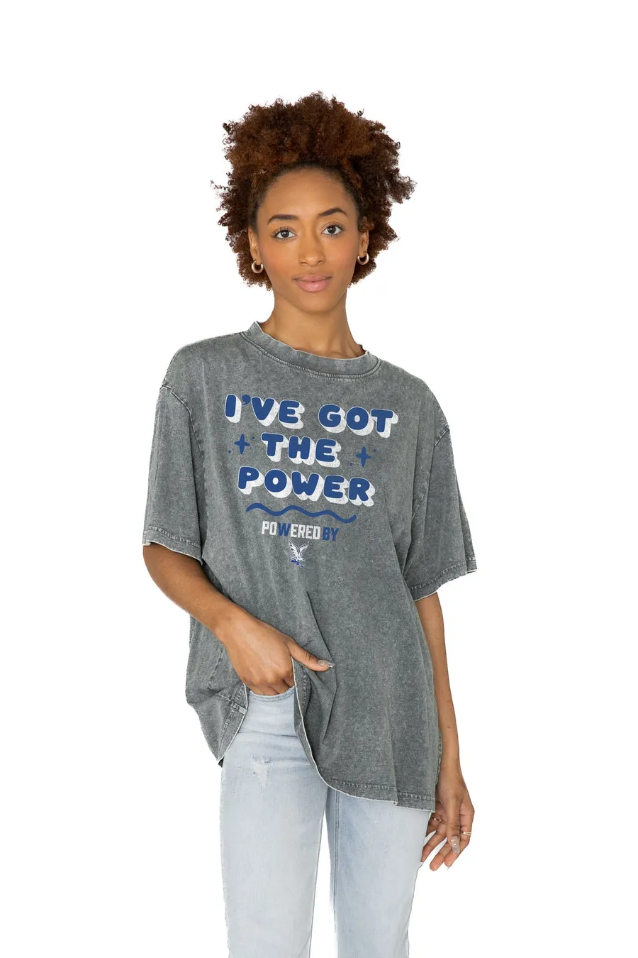 AIR FORCE FALCONS I'VE GOT THE POWER OVERSIZED CREWNECK TEE