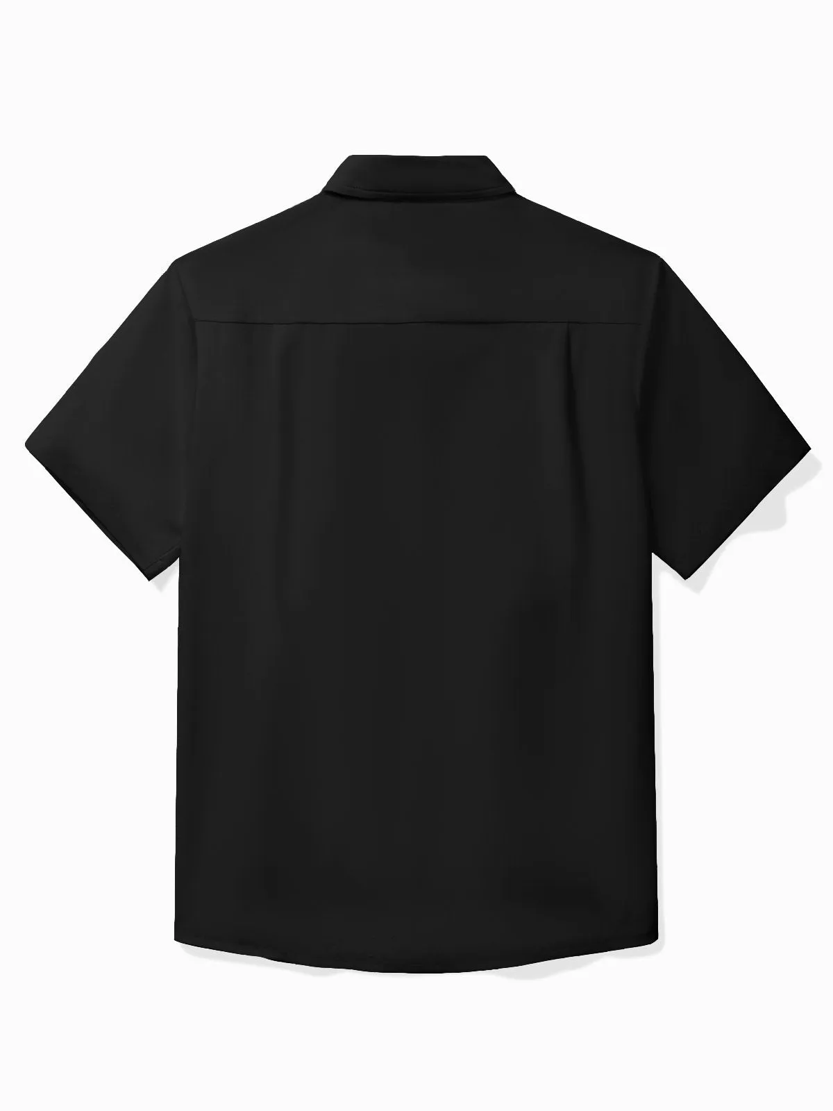 Alohadaddy 50's Vintage Bowling Shirt Medieval Geometry Stretch Quick Dry Pocket Camp Shirt Big Tall