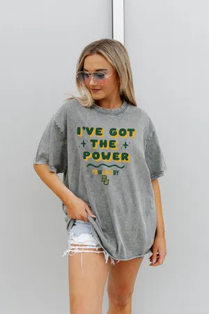 BAYLOR BEARS I'VE GOT THE POWER OVERSIZED CREWNECK TEE