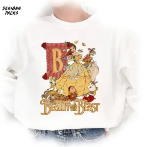 Belle Princess Mrs Potts Cartoon Beauty And The Beast PNG Design