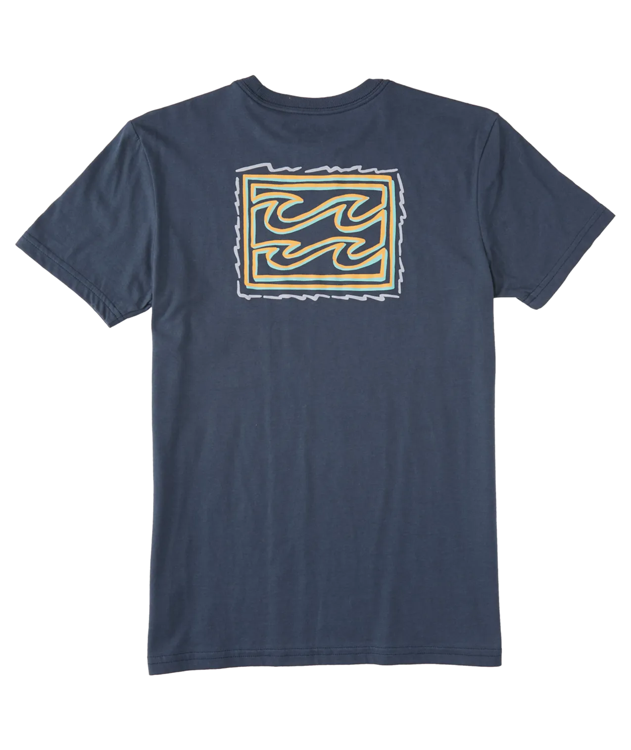 Billabong Toddler Crayon Wave Tee-Navy