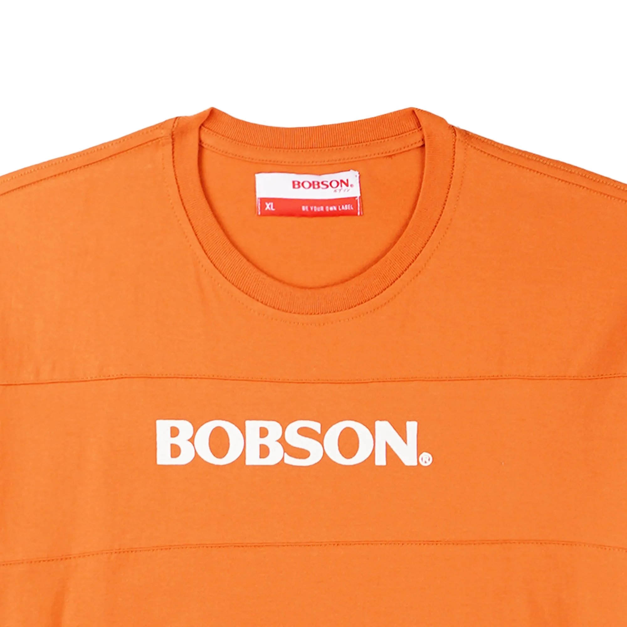 Bobson Japanese Men's Basic Tees Slim Fit 143747-U (Mango)