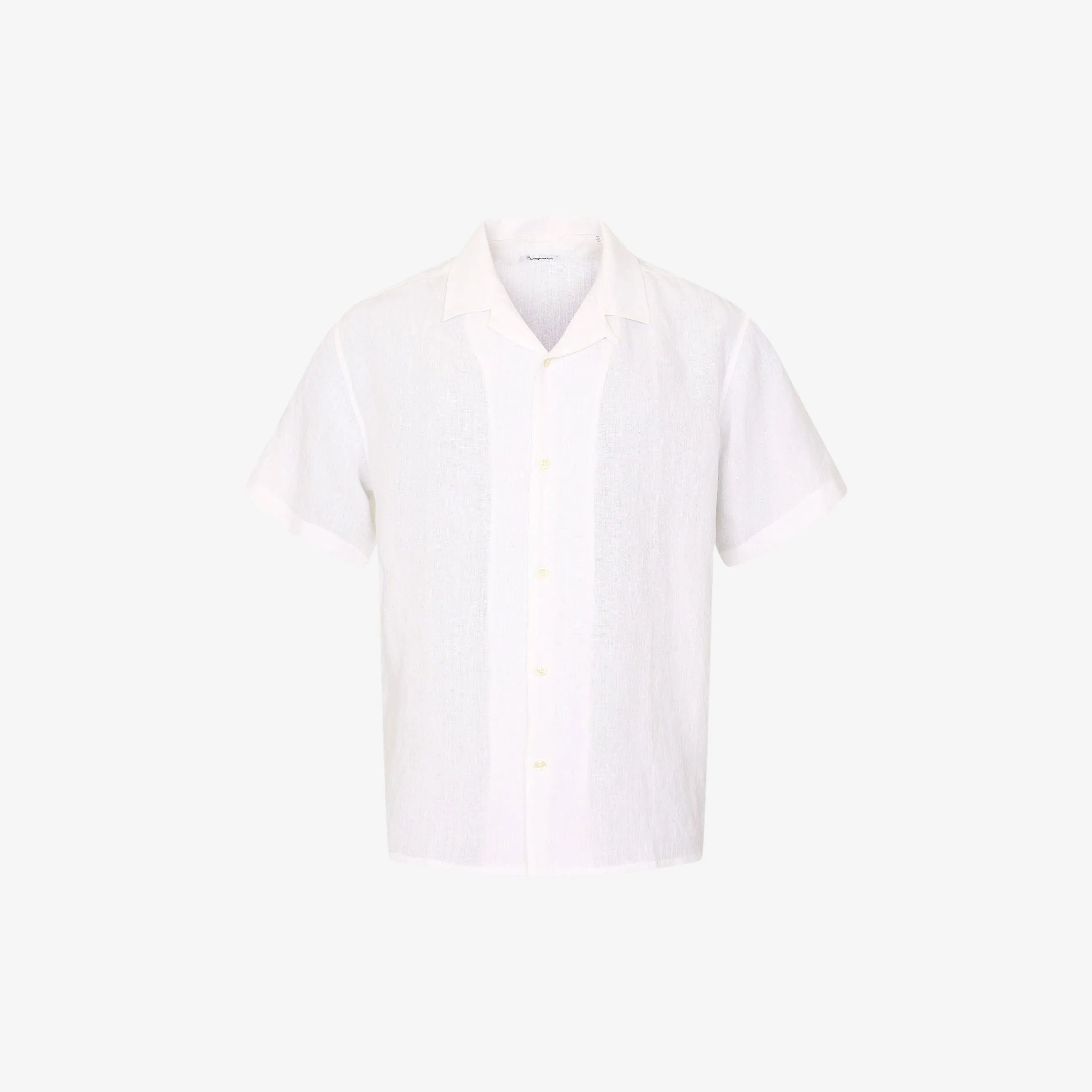 Box Fit Short Sleeved Organic Linen Shirt