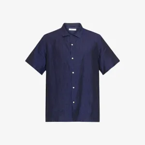 Box Fit Short Sleeved Organic Linen Shirt