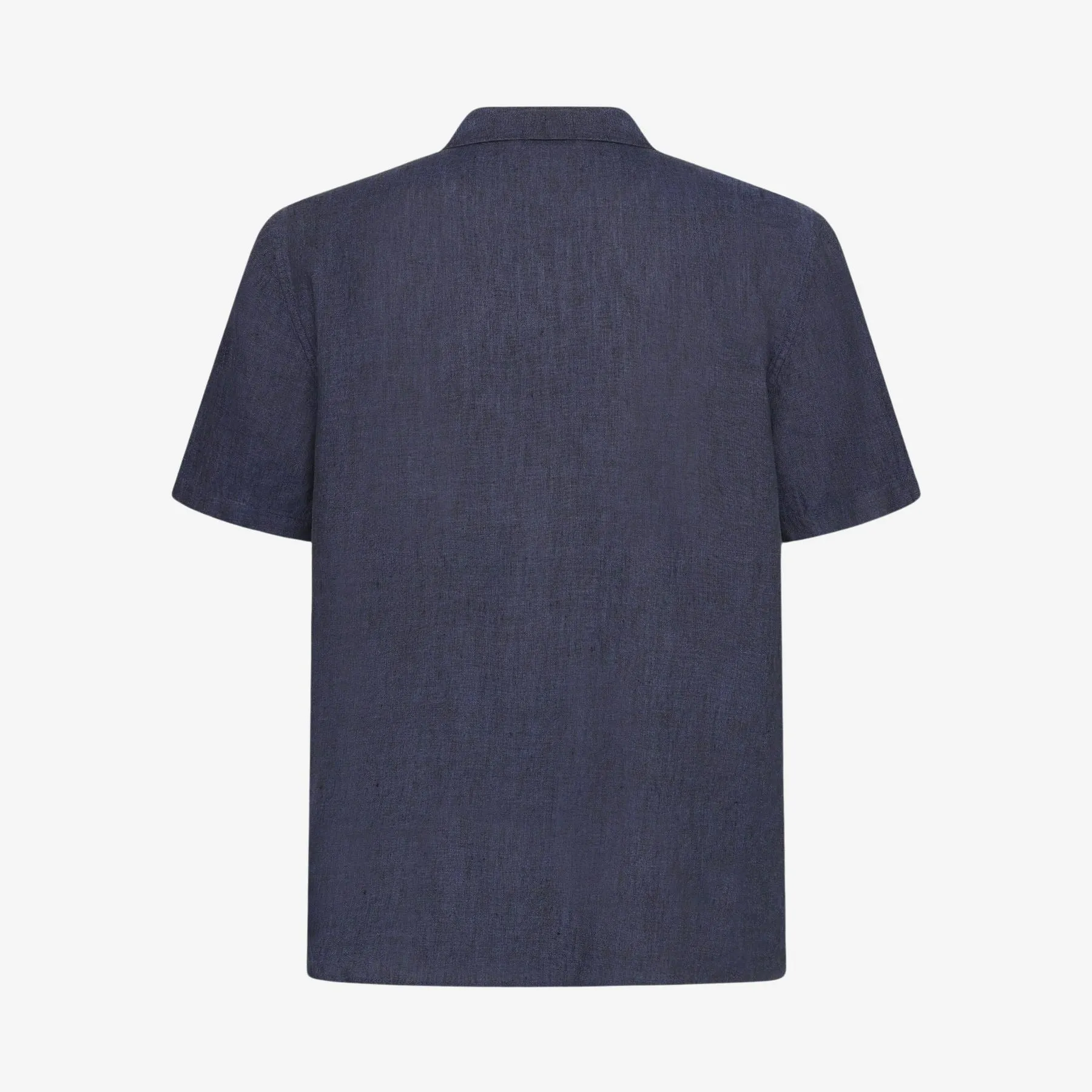 Box Fit Short Sleeved Organic Linen Shirt