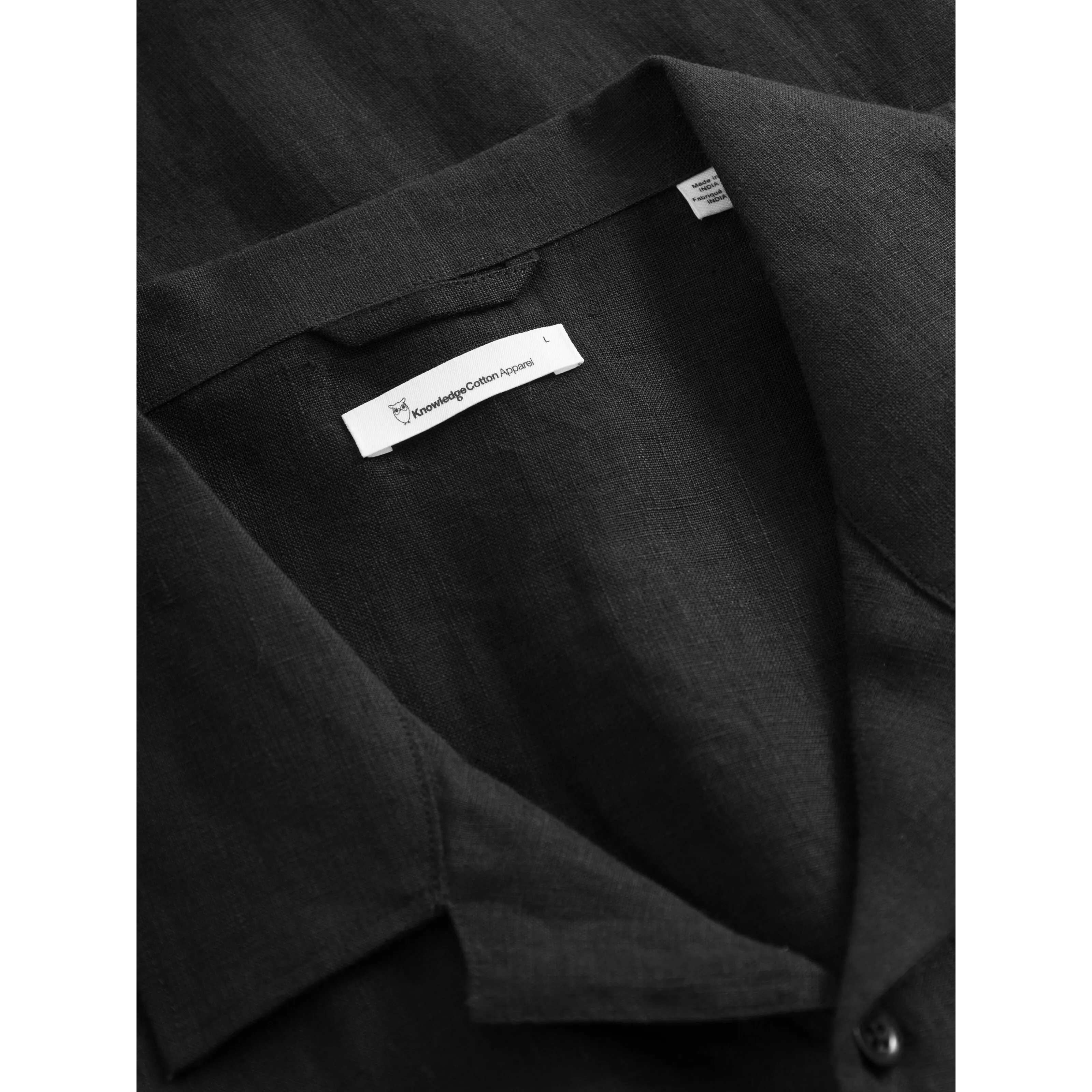 Box Fit Short Sleeved Organic Linen Shirt