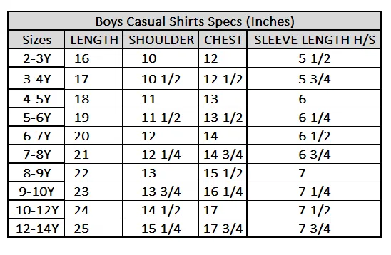 Boys Yarn Dyed Casual Shirt H/S (Tropical)-BEIGE