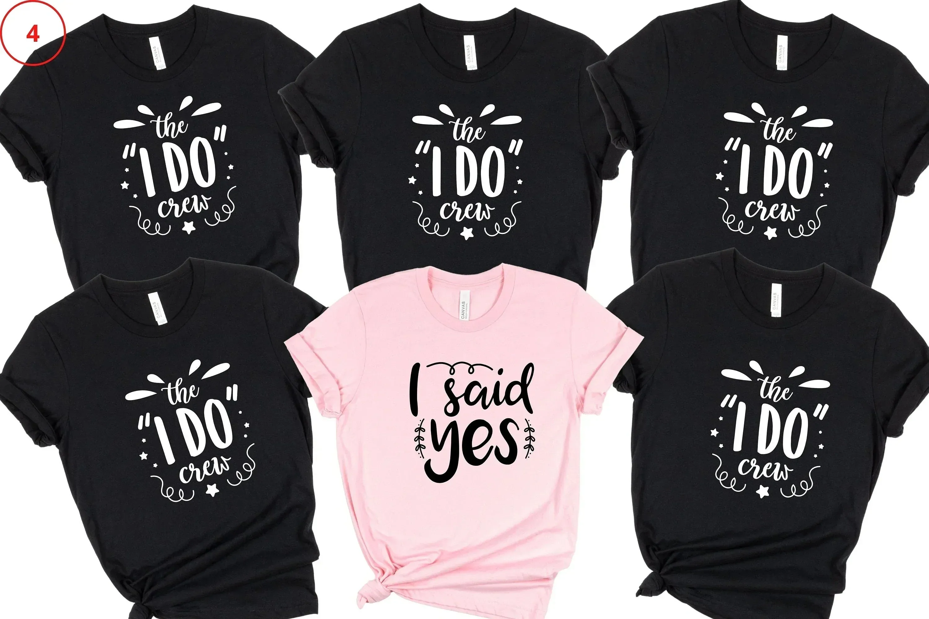 Bridesmaids Shirt, Bachelorette Party Tees, Wedding Party Shirts