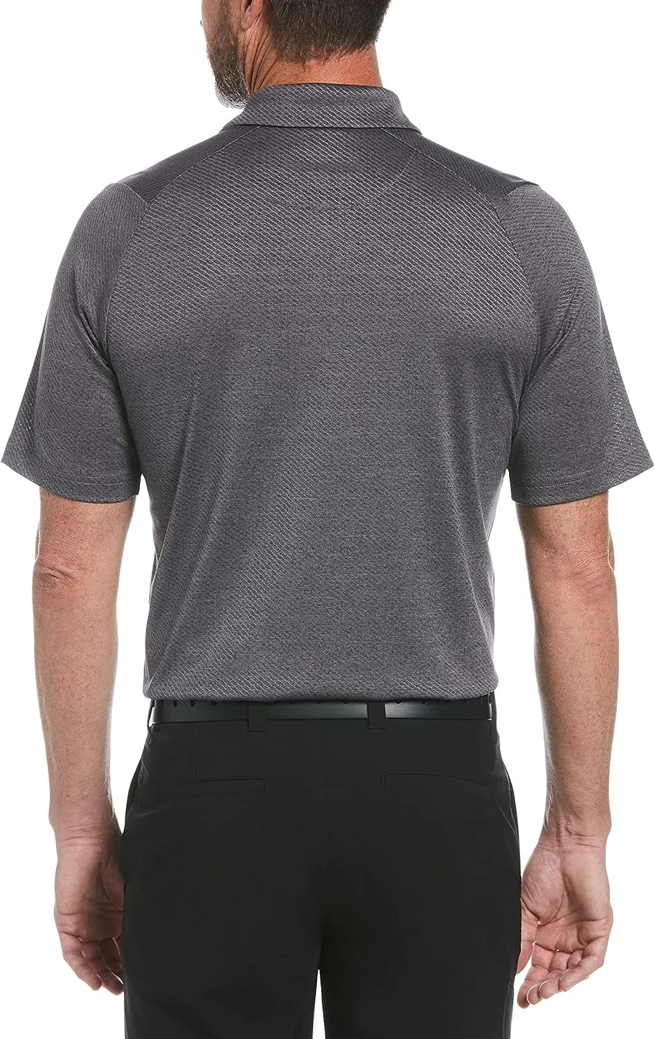 Callaway Men's Swing Tech Ventilated Short Sleeve Golf Polo Shirt, Moisture-Wicking, Textured Ventilated Fabric