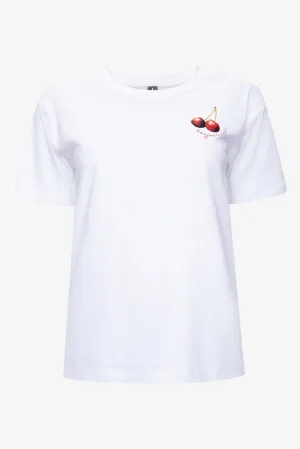 Cherry Short Sleeve T-Shirt White