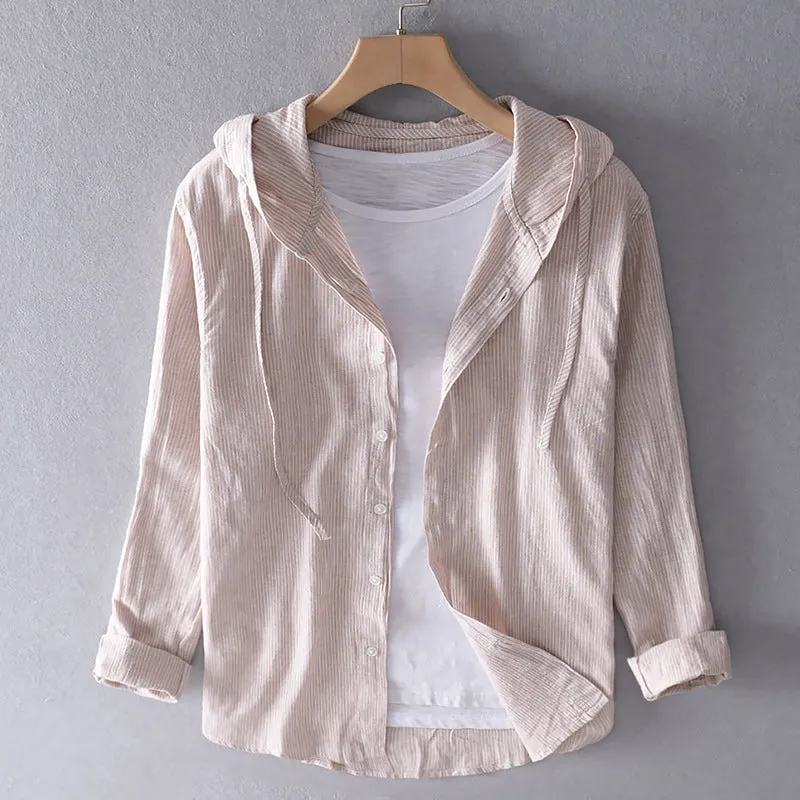 Coastal Whisper by Avery Hooded Shirt