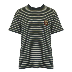 Element Boy's T-Shirt Navy Blue Cream Green Smokey Bear S/S (S02)