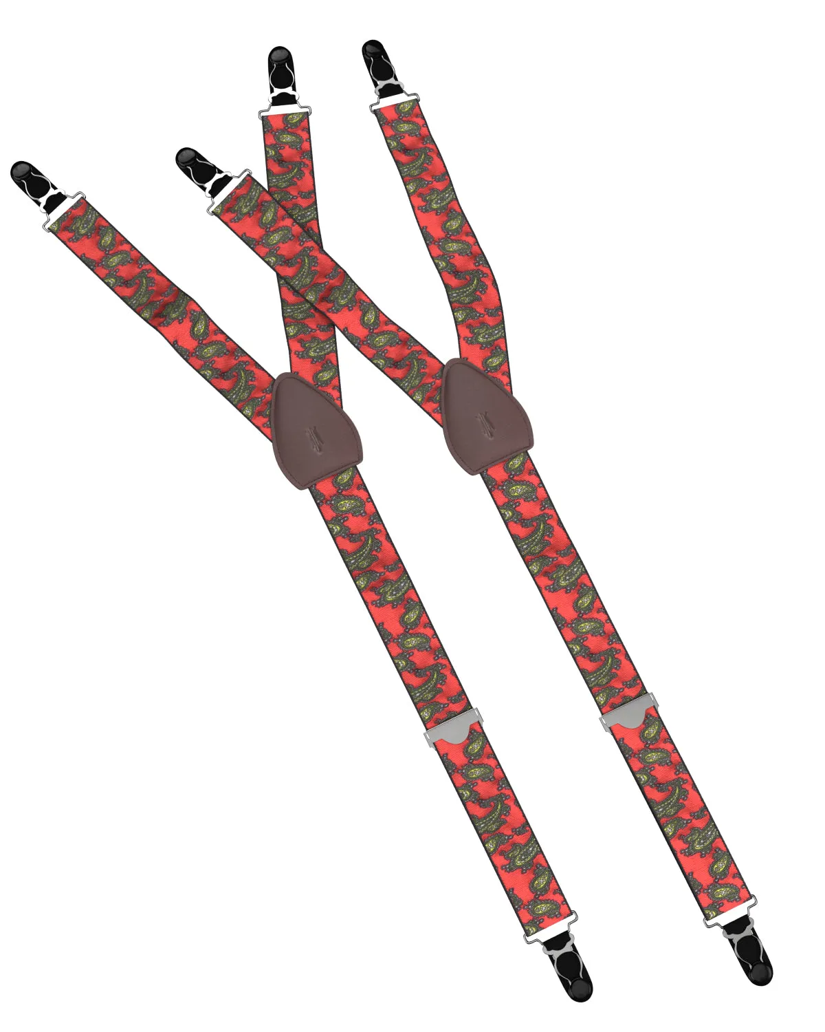 Elsmere Red Shirttail Garters