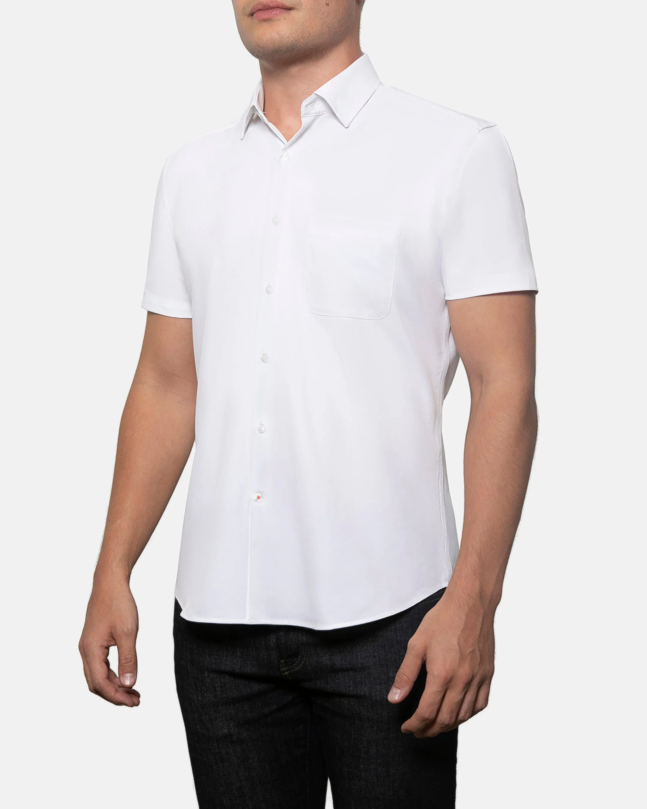 FINAL SALE - Performance Short Sleeve Button Up