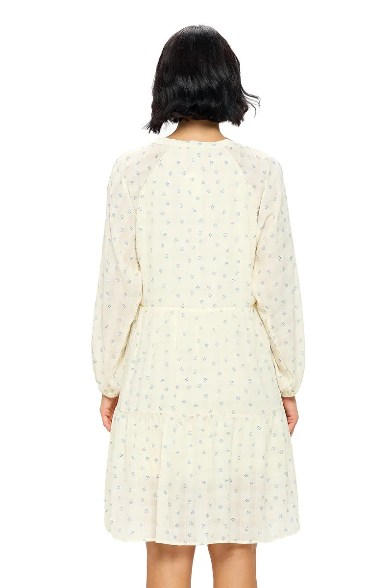 Floral Dress Tiered Ruffle