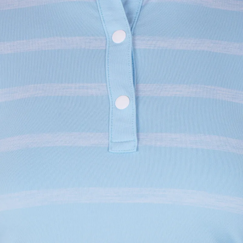 FOOTJOY Spacedye Stripe Women's Polo (Blue)