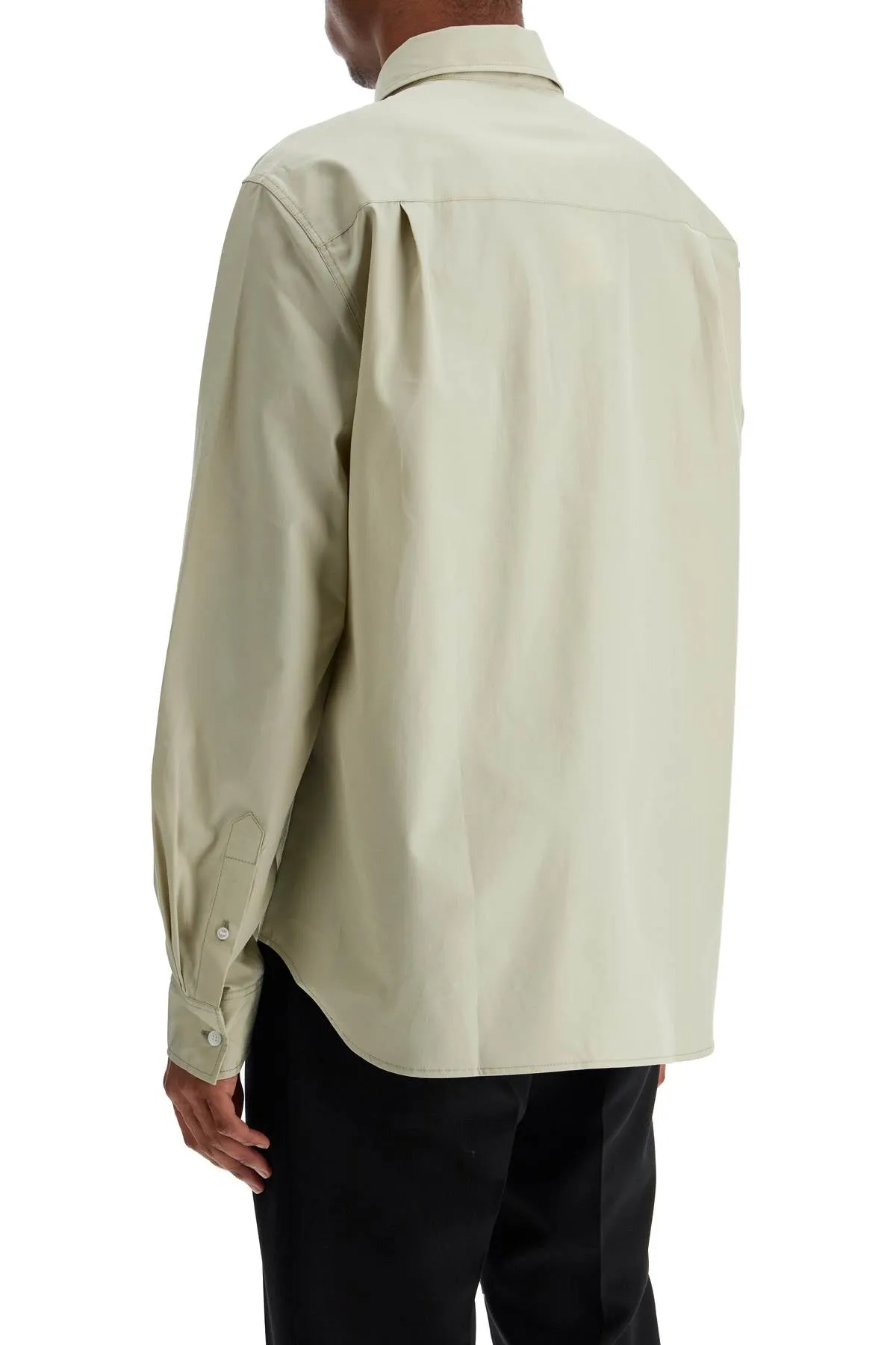 Fox Embroidered Cotton Shirt