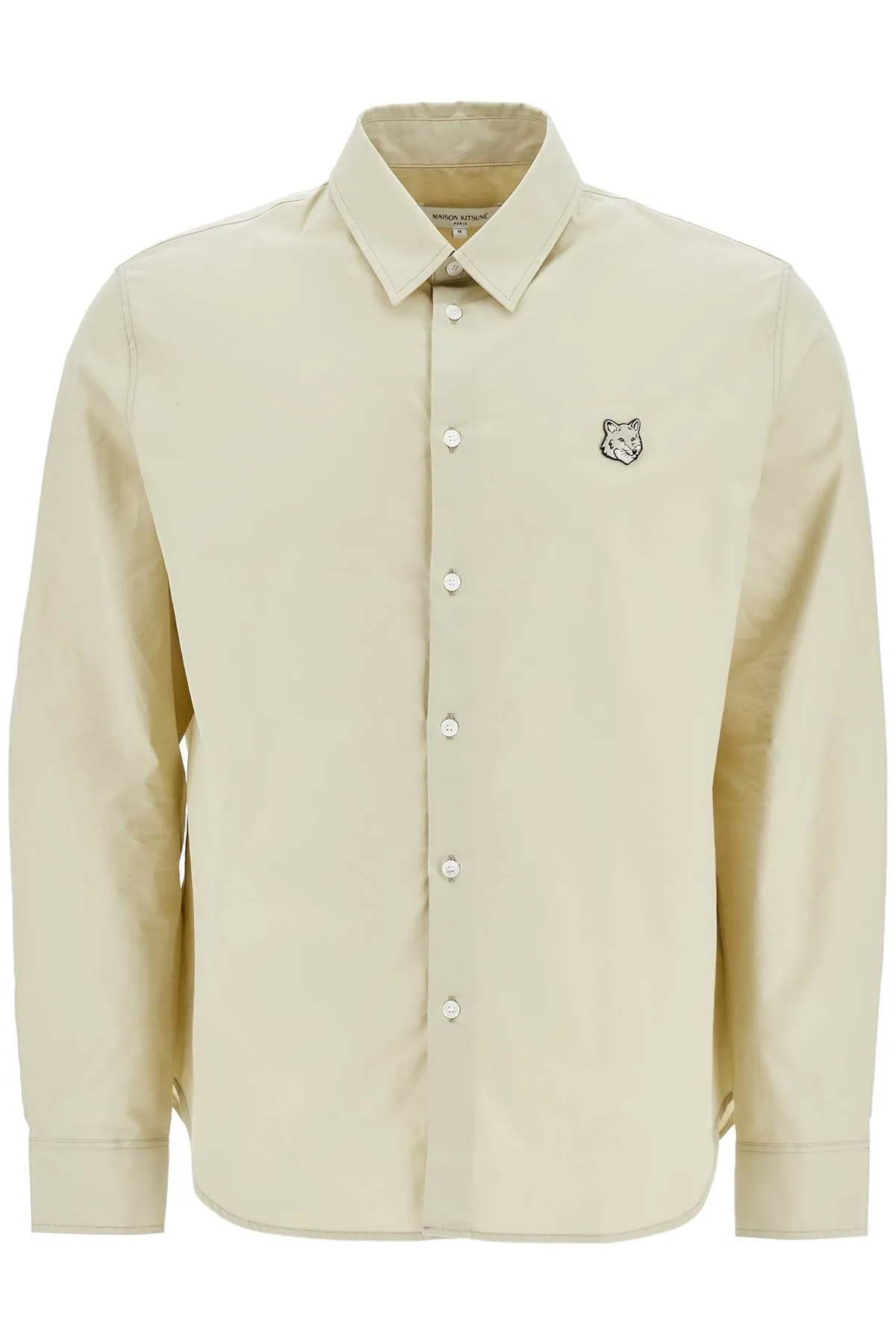Fox Embroidered Cotton Shirt
