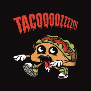 Funny Taco Zombie