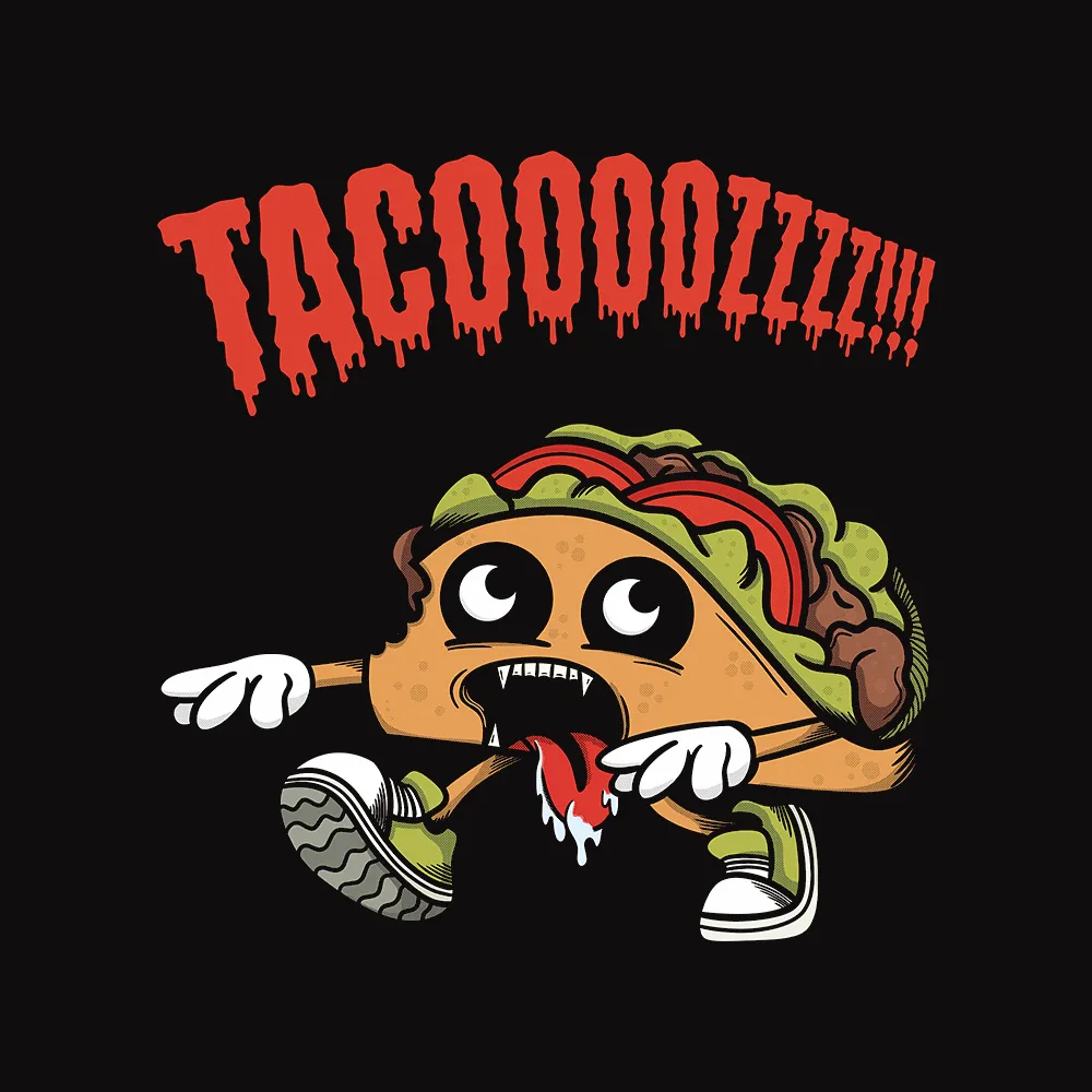 Funny Taco Zombie