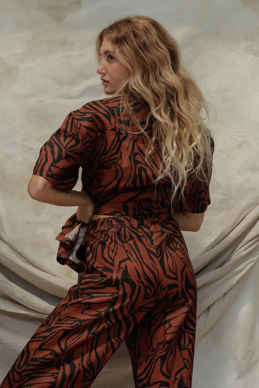 Gita Linen Pant - Bengal