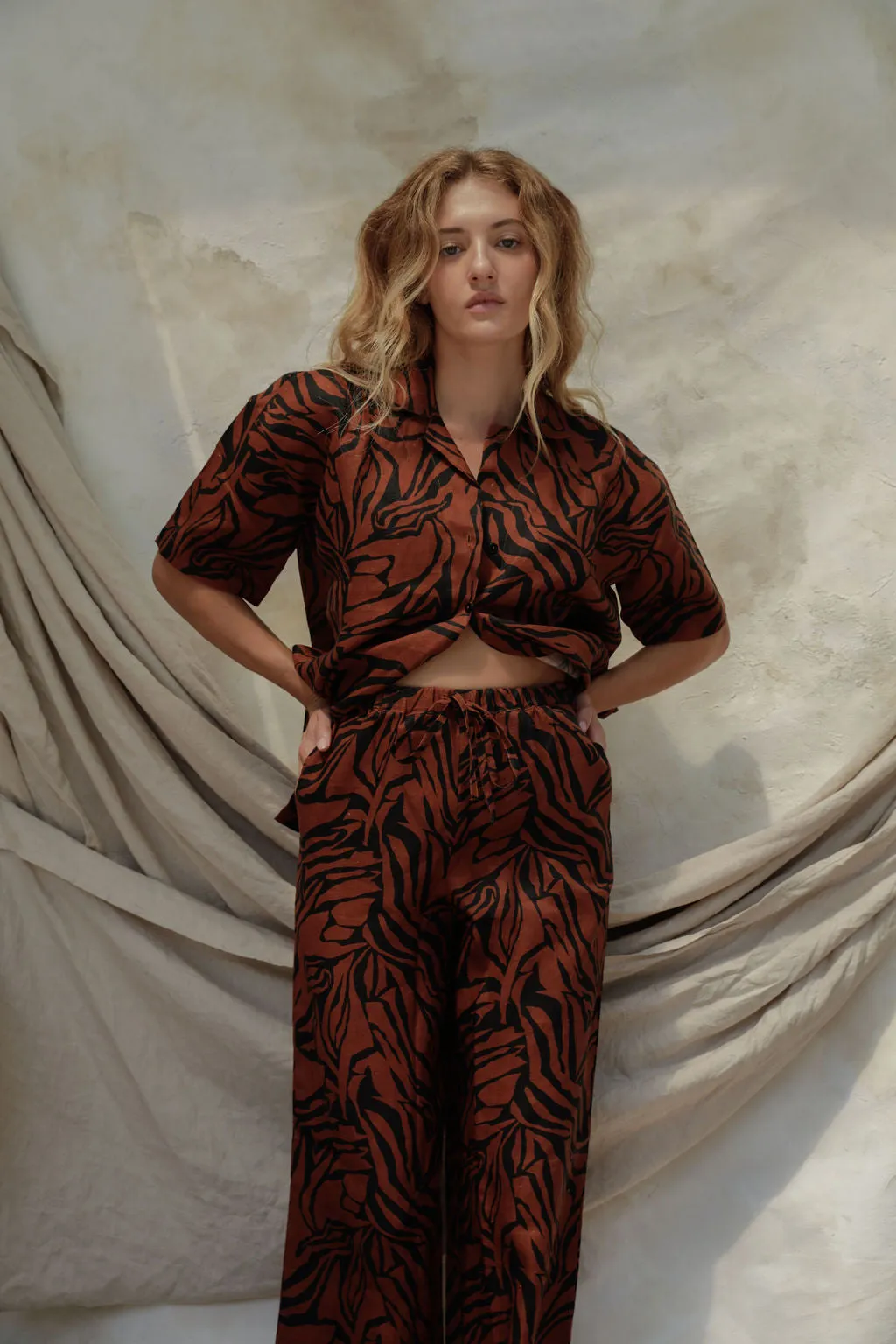 Gita Linen Pant - Bengal