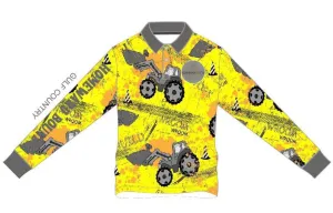 Gulf Country Kids Fishing Shirt - Tractors