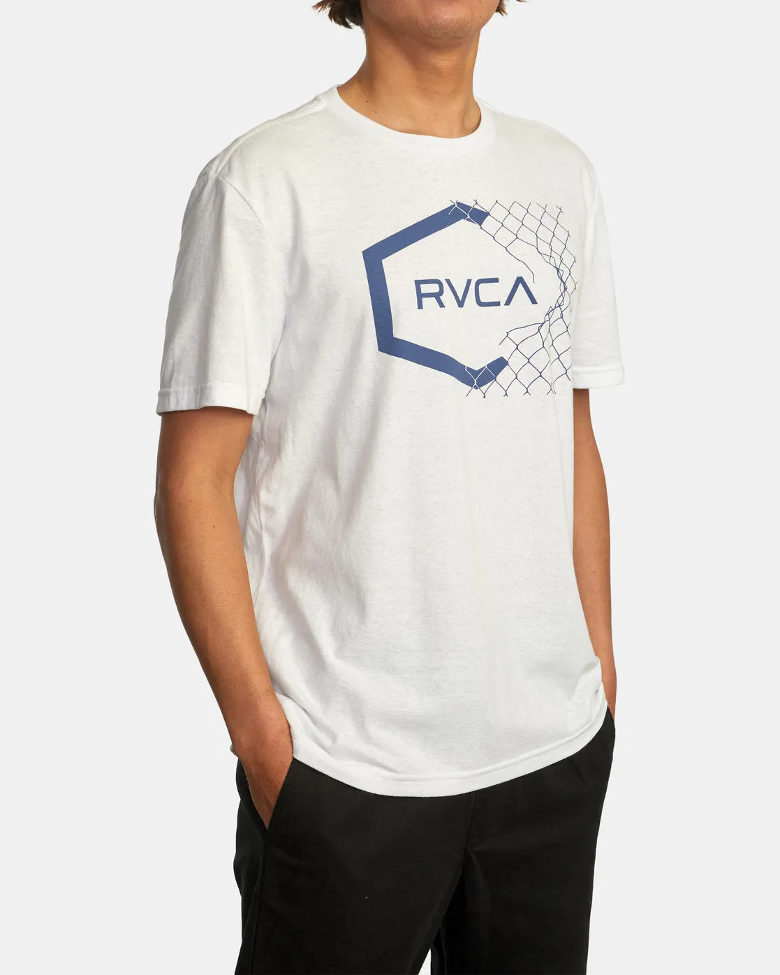 Hex Fence Slub Tee - Off White