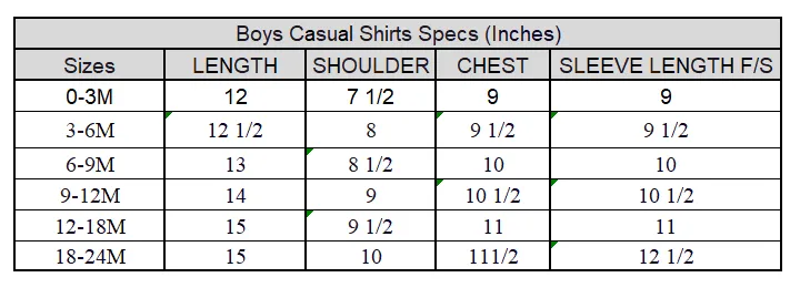Infant Boys Oxford Formal Shirt-I/Blue