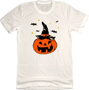 Jack-o'-lantern Witches Hat and Bats