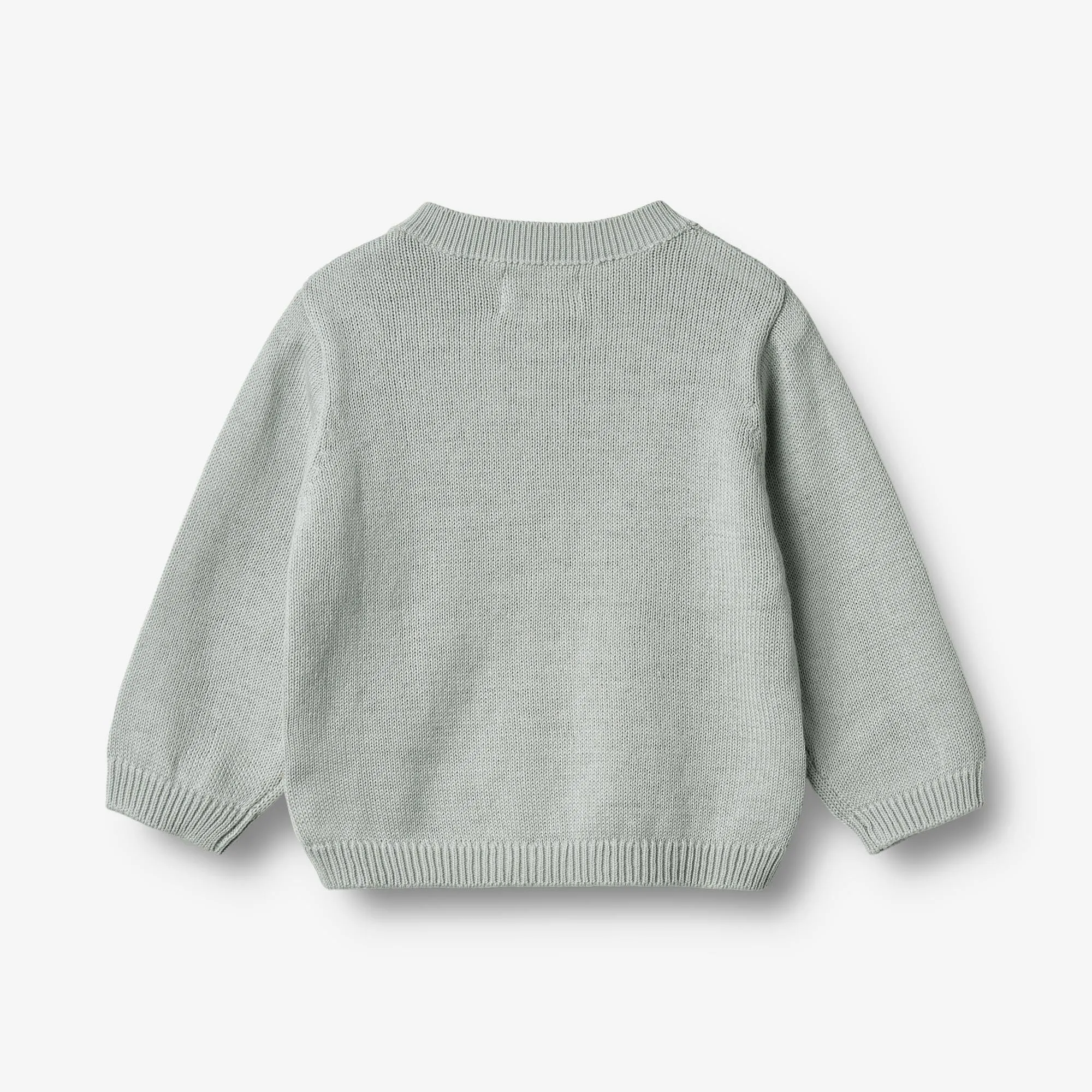Knit Cardigan Bjrn - soft blue