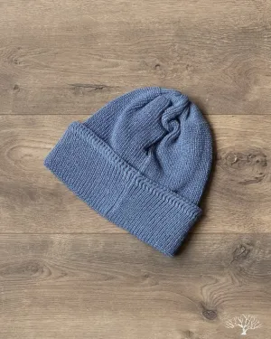 Linen Waffle Watch Cap - Lt. Blue