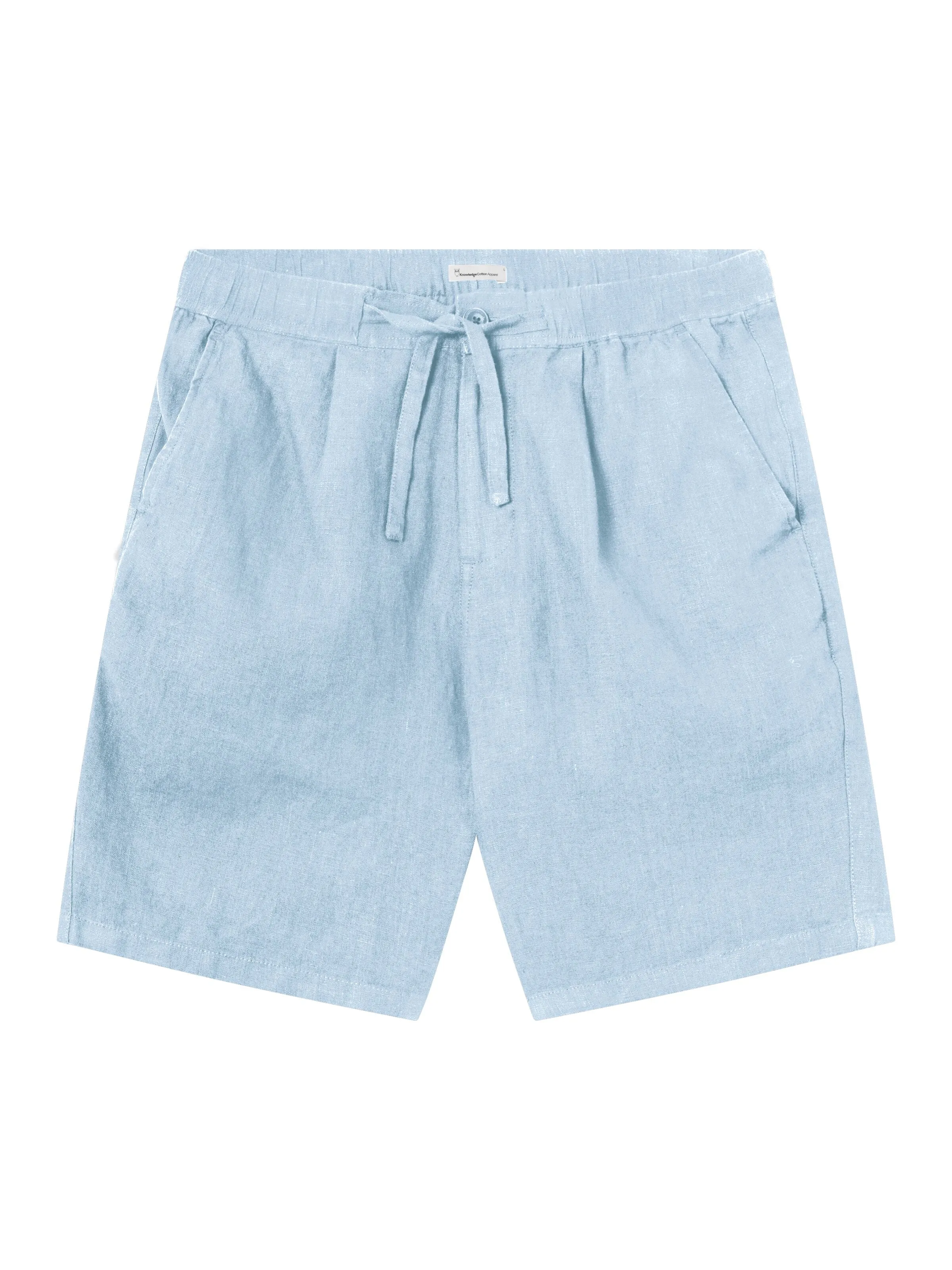 Loose Linen shorts - Asley Blue