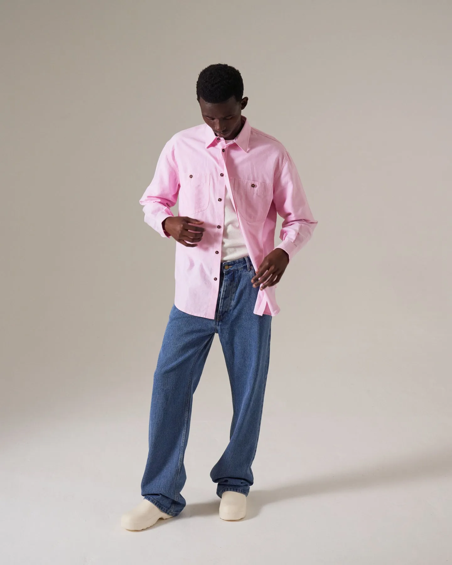 Mechanic Shirt Recycled Oxford Blossom