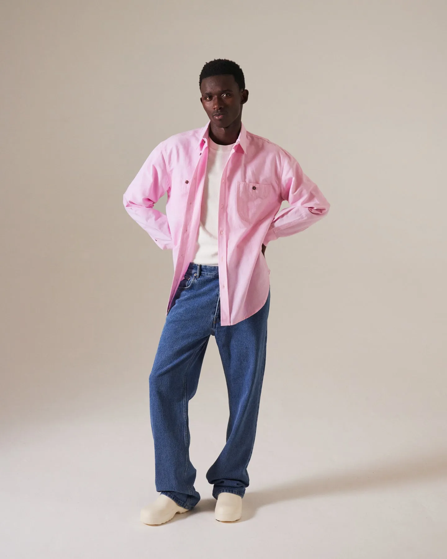 Mechanic Shirt Recycled Oxford Blossom