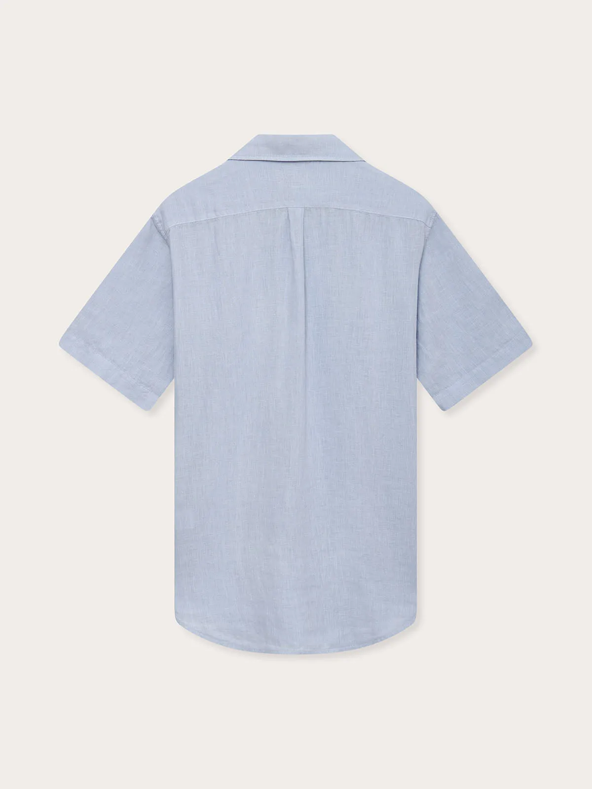 Men's Sky Blue Manjack Linen Shirt