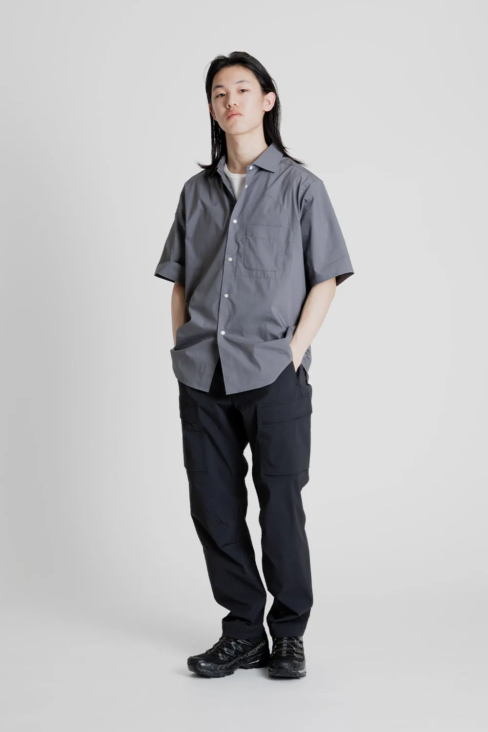 Mobility Comfortable Half Sleeve Shirt - Gray