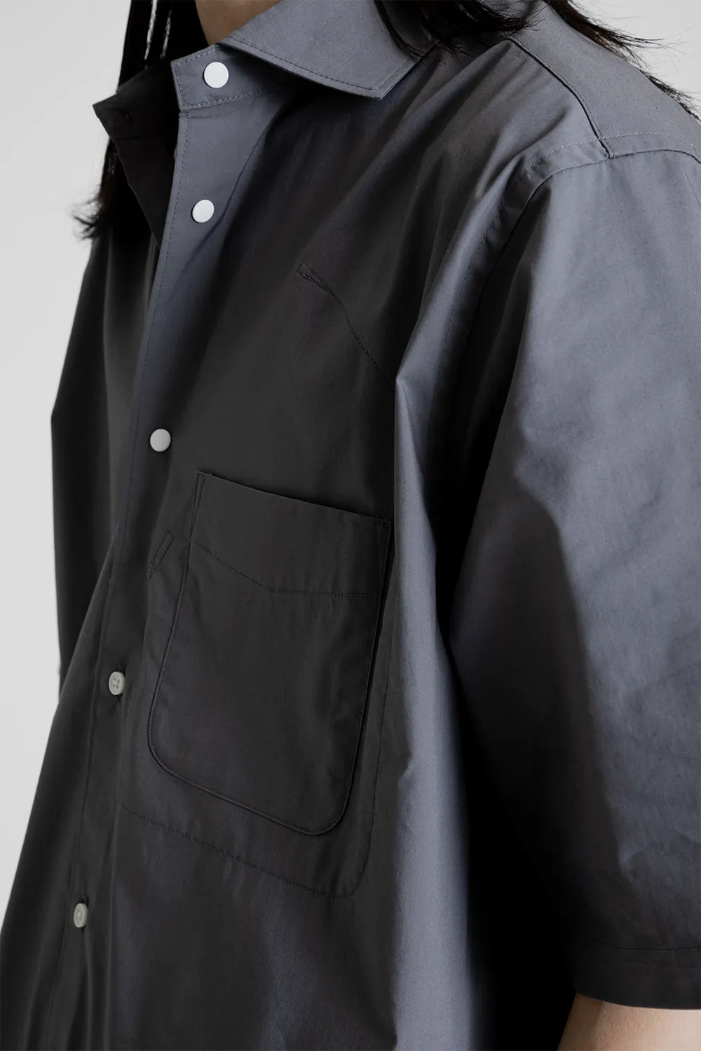 Mobility Comfortable Half Sleeve Shirt - Gray