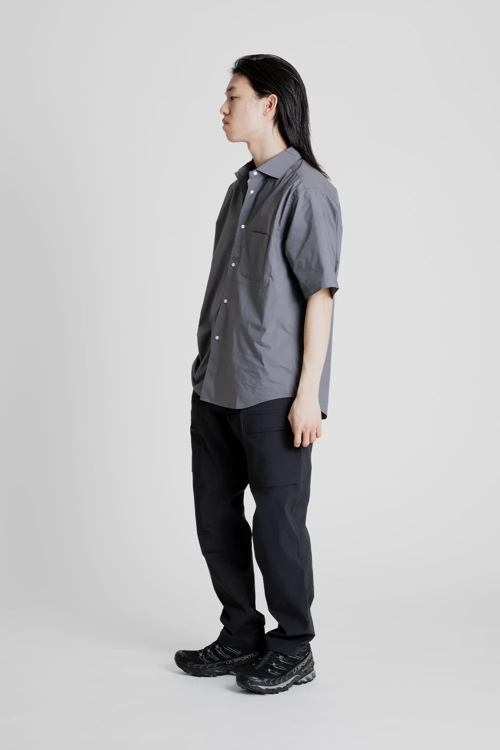 Mobility Comfortable Half Sleeve Shirt - Gray