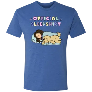 Mom's Official Doodle Sleep Shirt Triblend T-Shirt