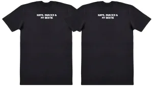 Naps, Snacks & Bestie Matching Set - Kids Oversized Comfy & Extra Comfy T-Shirt