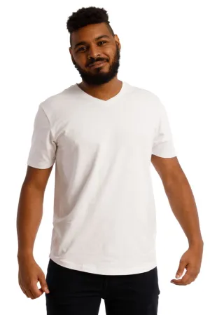 Organic V-Neck T-Shirt / White