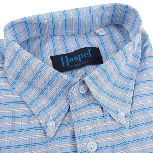 Performance Blue & Orange Check